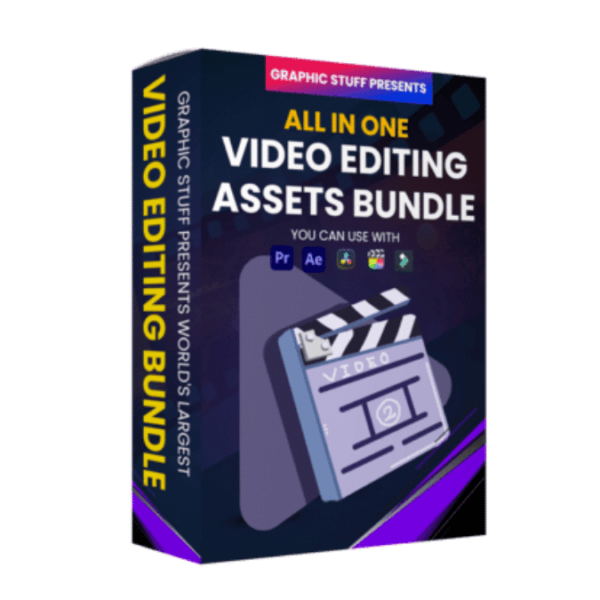 Video editing assets for YouTubers